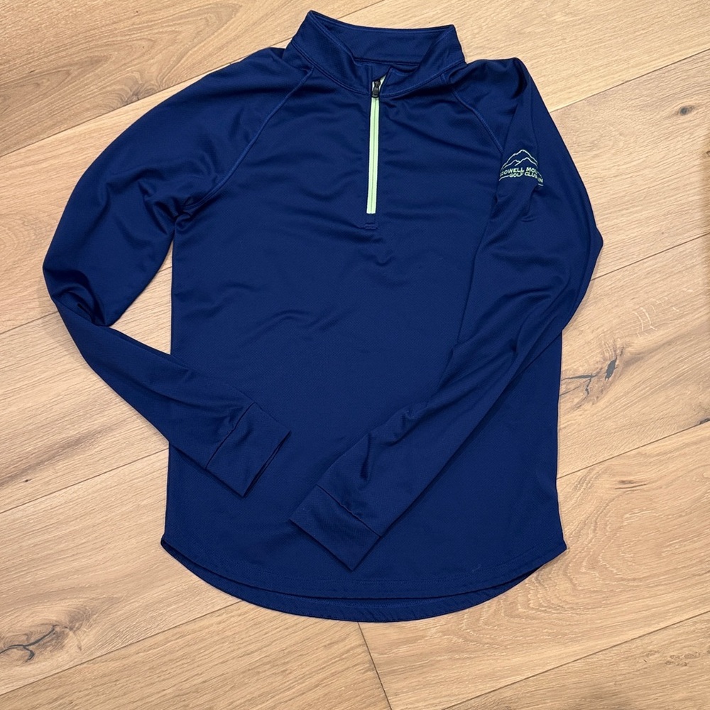 Under Armour Navy Blue Quarter-Zip Top